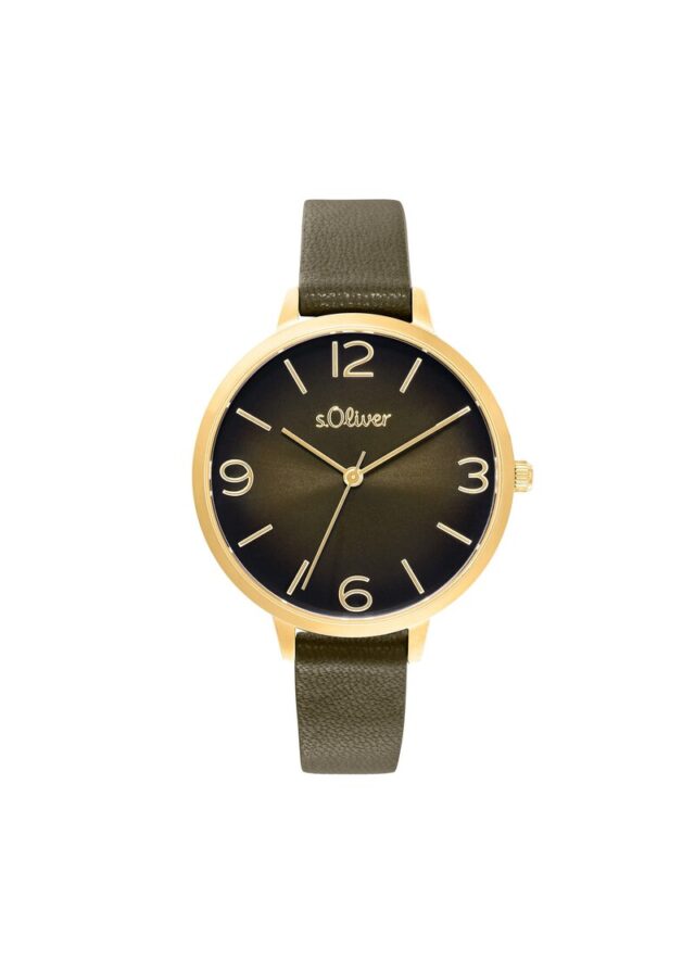 Armbanduhr mit Lederband