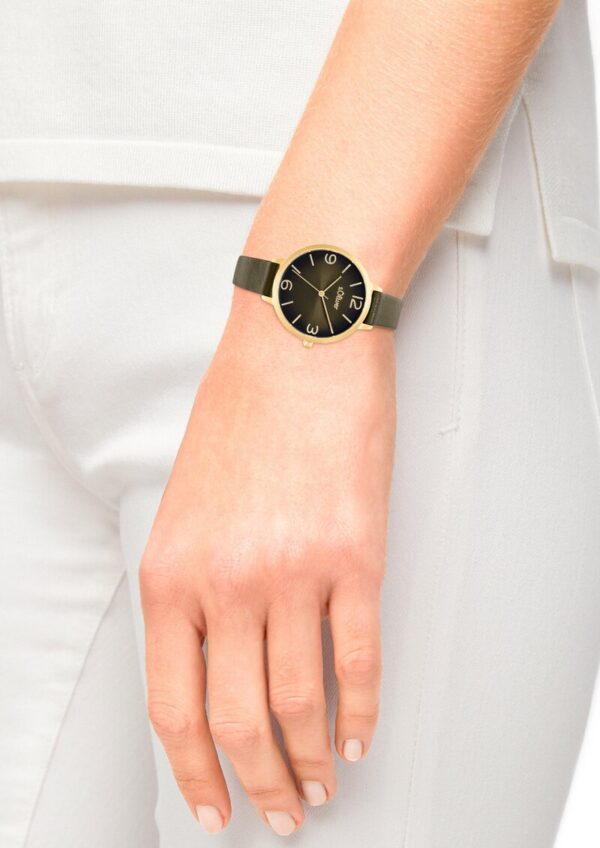 Armbanduhr mit Lederband