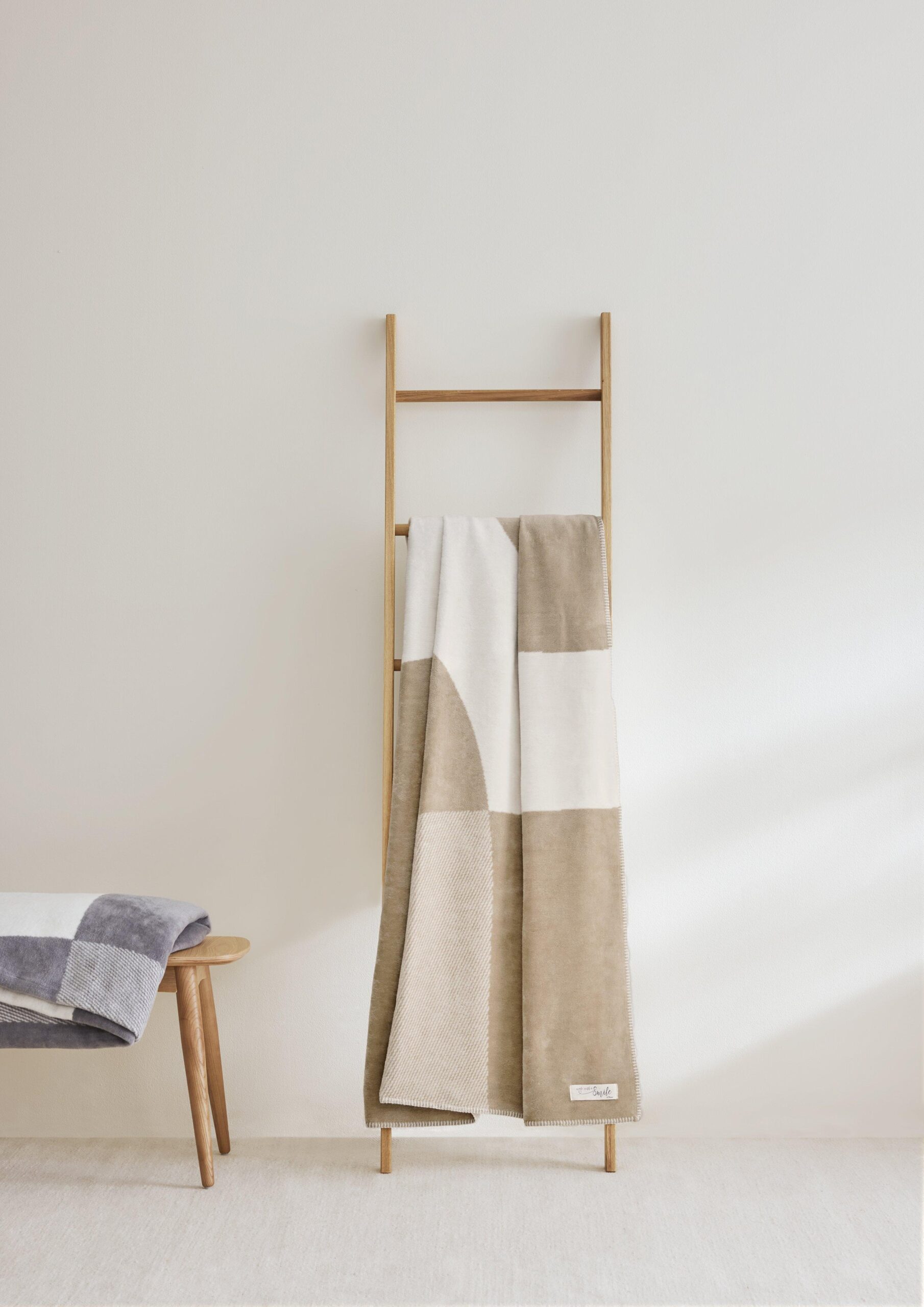 Kuschelige Decke aus Jacquard