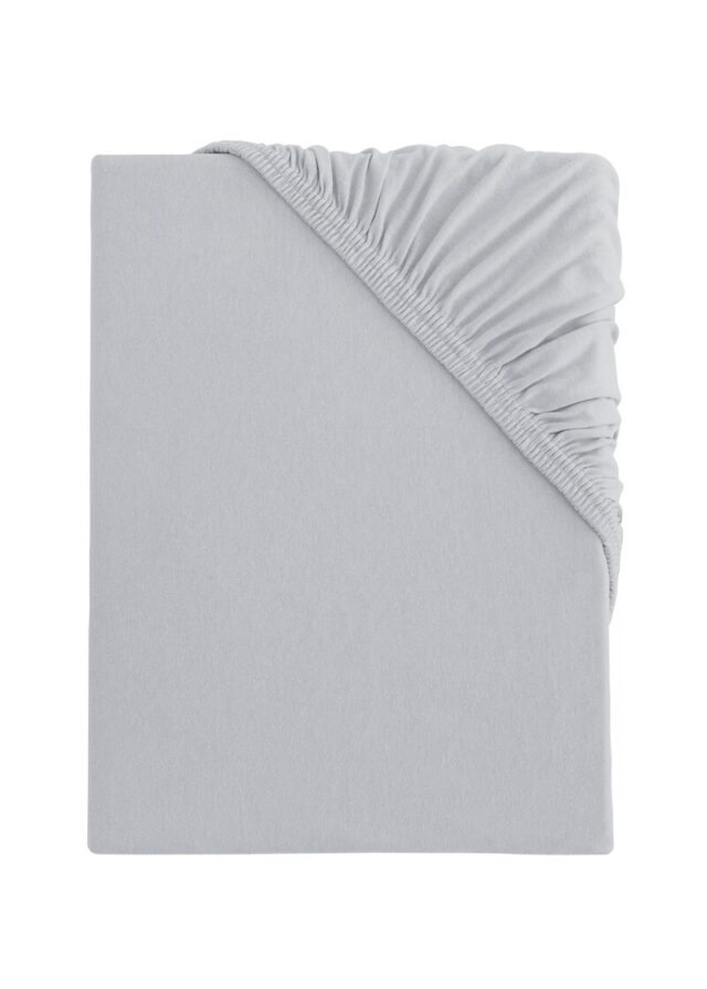 Unifarbenes Spannbettlaken aus reiner Baumwolle
