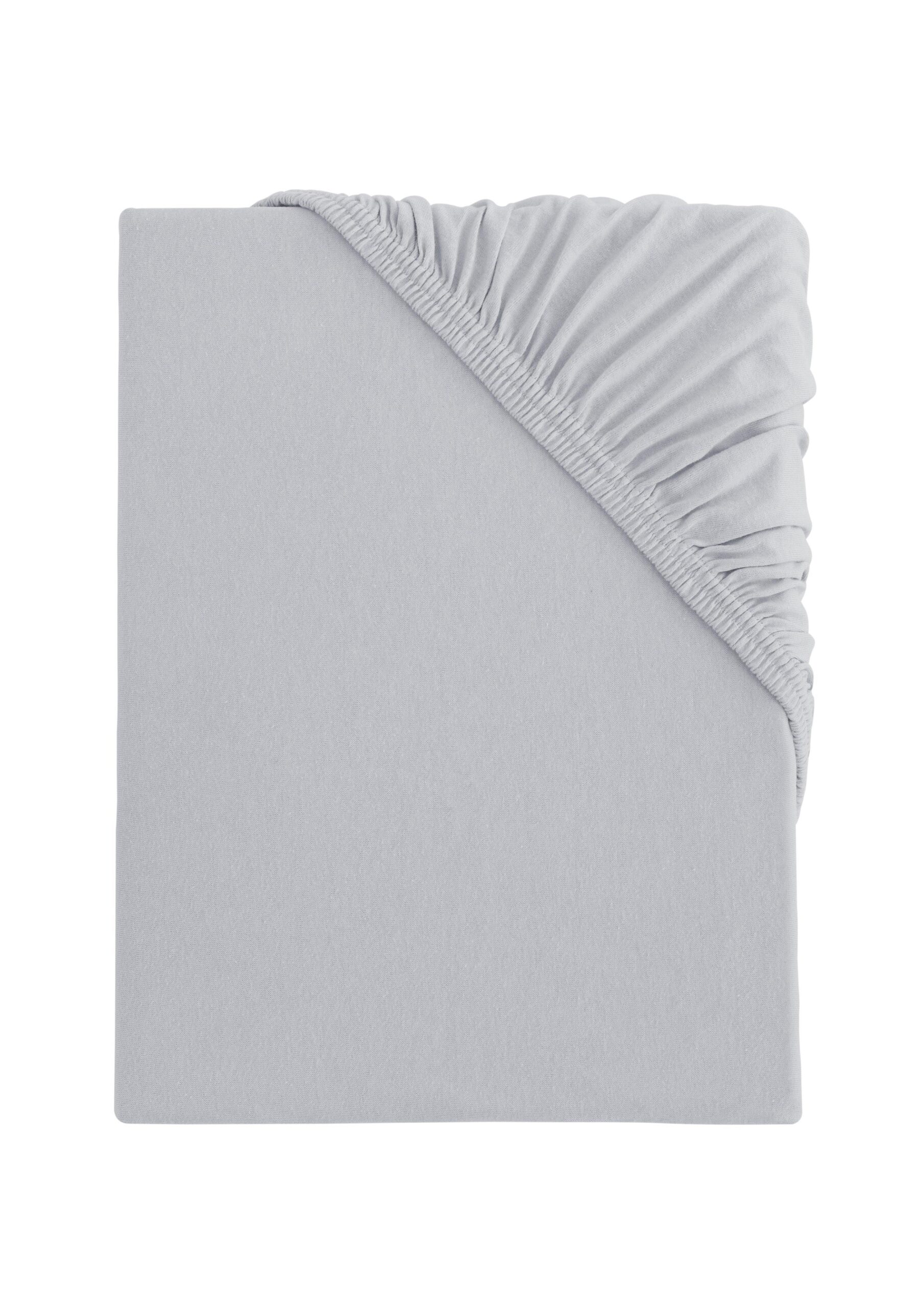 Unifarbenes Spannbettlaken aus reiner Baumwolle