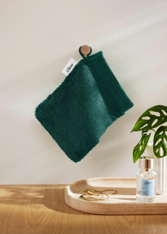 Waschhandschuh aus reiner Baumwolle