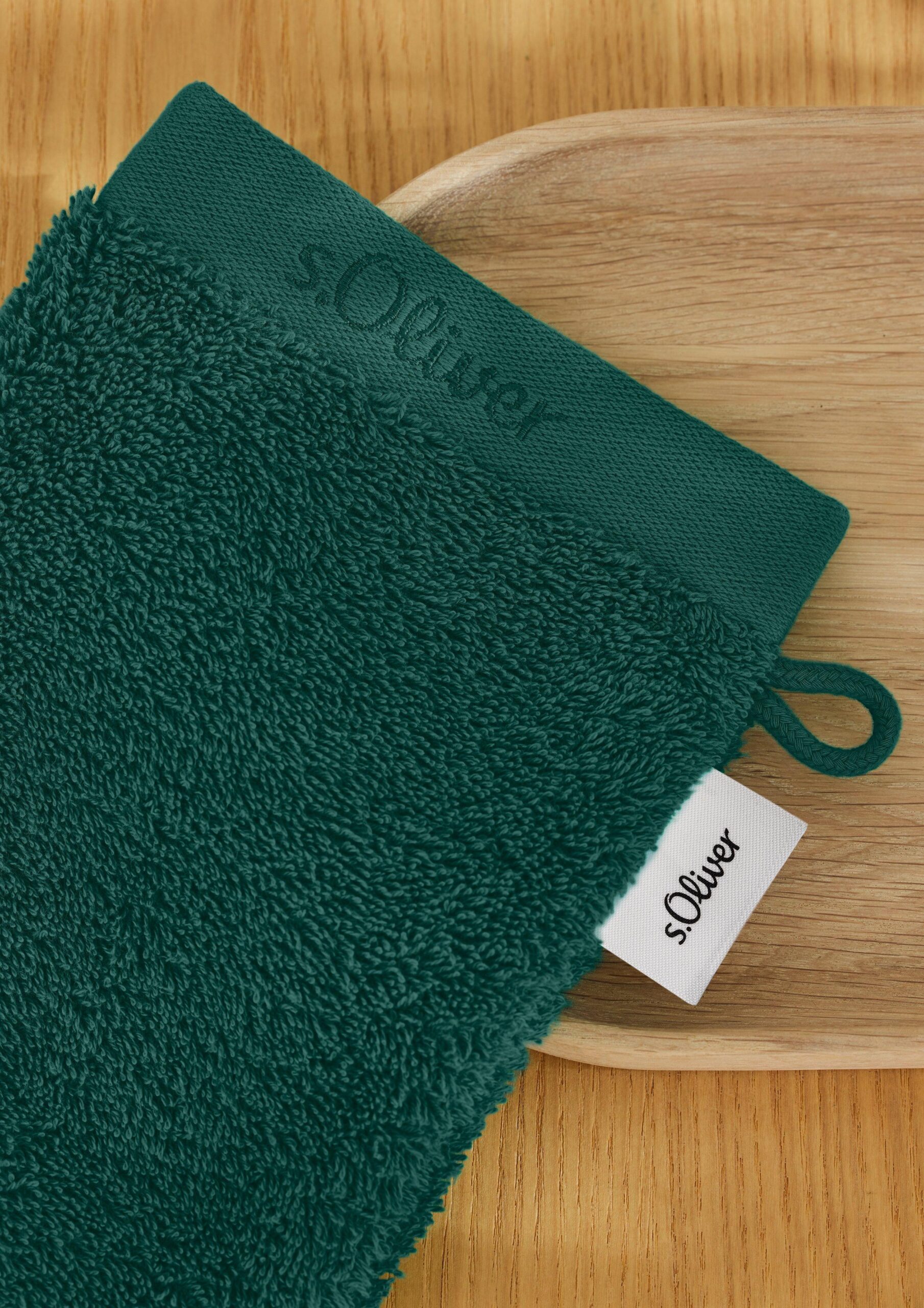 Waschhandschuh aus reiner Baumwolle