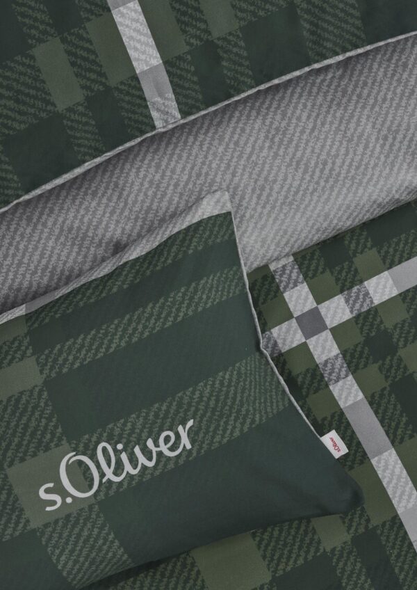 Bettwäsche-Set mit Karo-Details