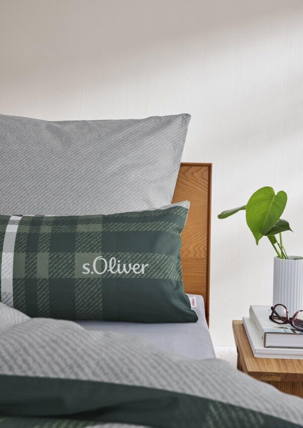 Bettwäsche-Set mit Karo-Details