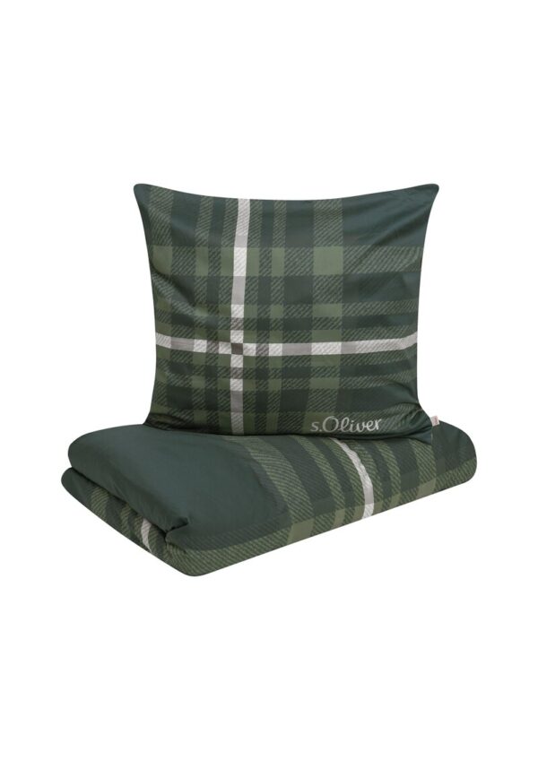 Bettwäsche-Set mit Karo-Details