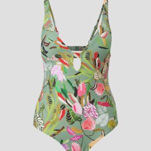 Badeanzug mit Blumenmuster