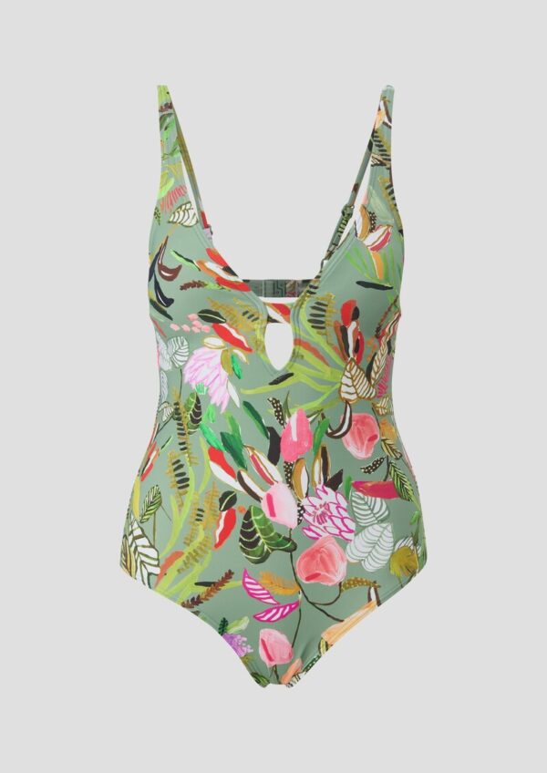 Badeanzug mit Blumenmuster