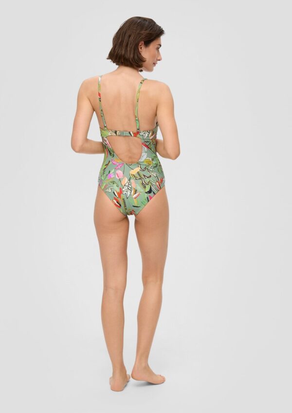 Badeanzug mit Blumenmuster