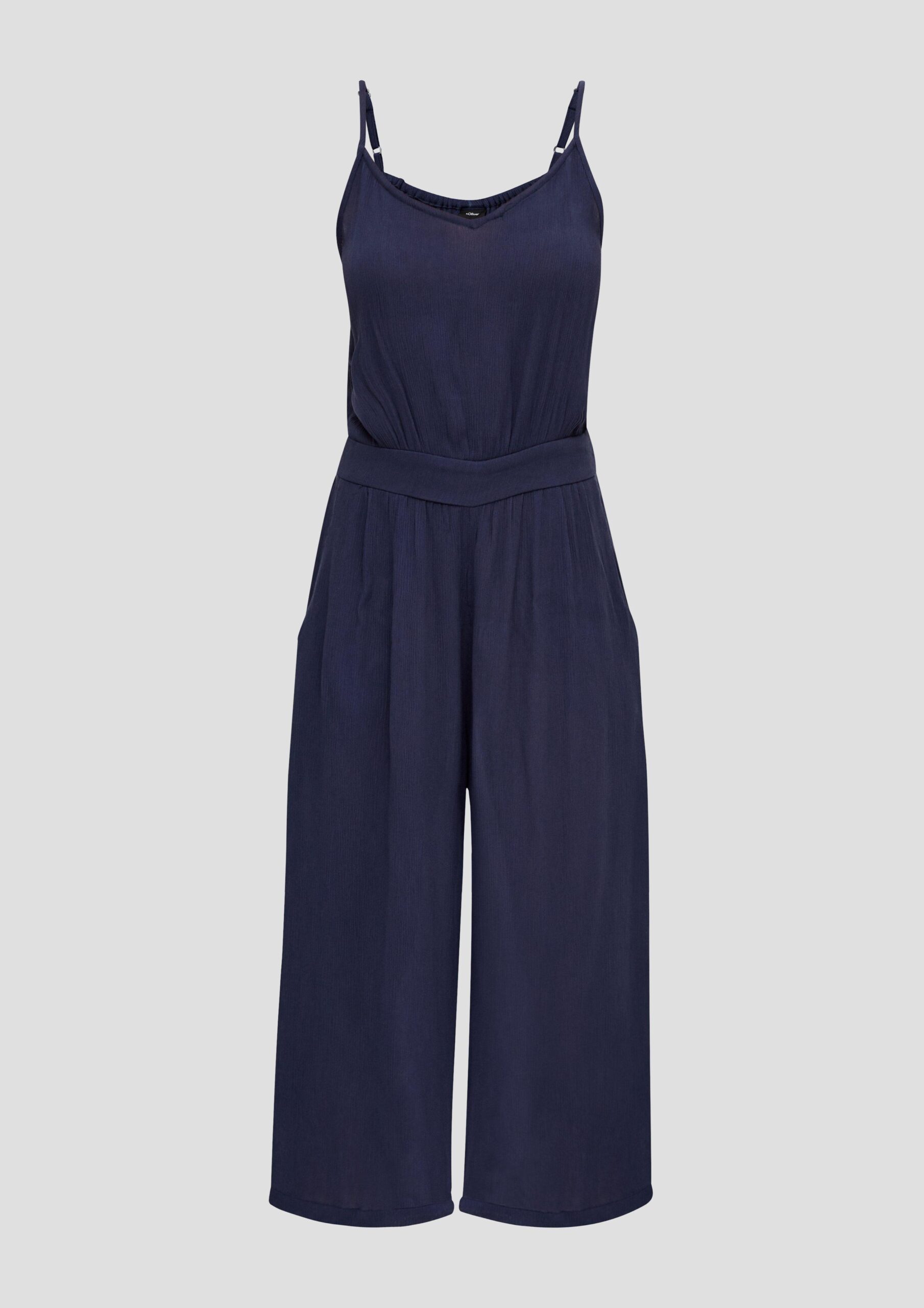 Wide Leg Strand-Jumpsuit aus reiner Viskose