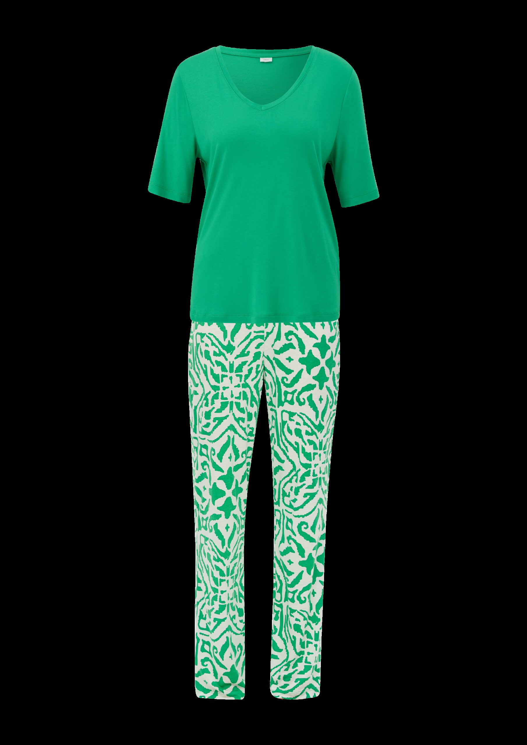 Pyjama-Set mit langer Hose