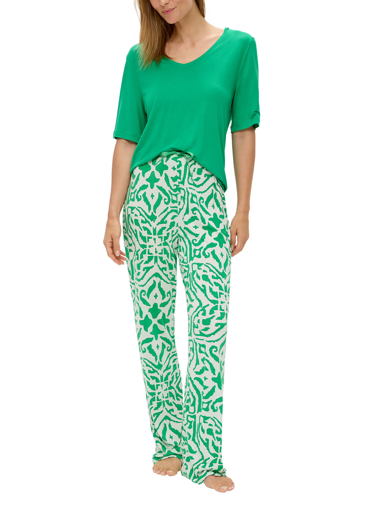 Pyjama-Set mit langer Hose