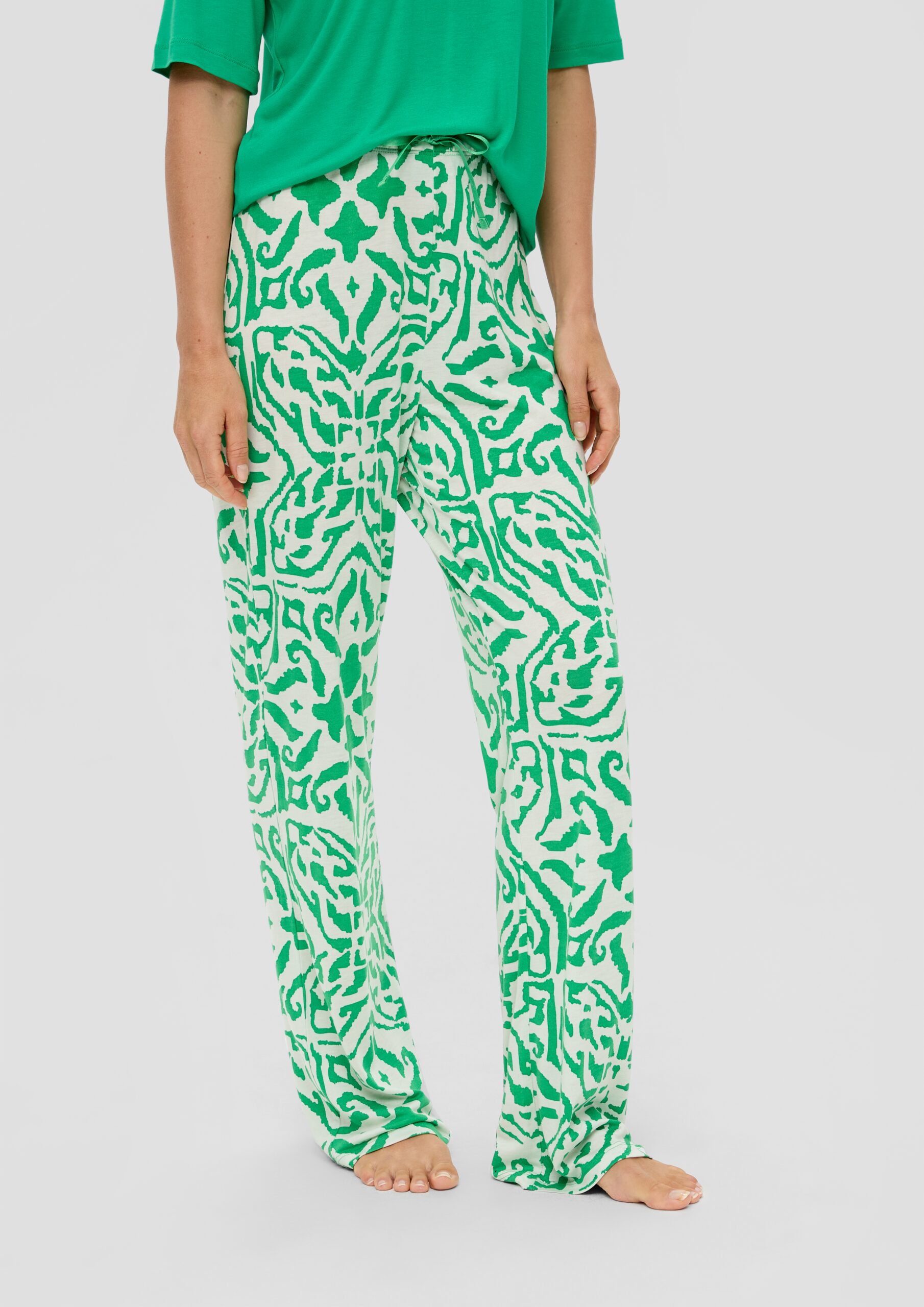 Pyjama-Set mit langer Hose