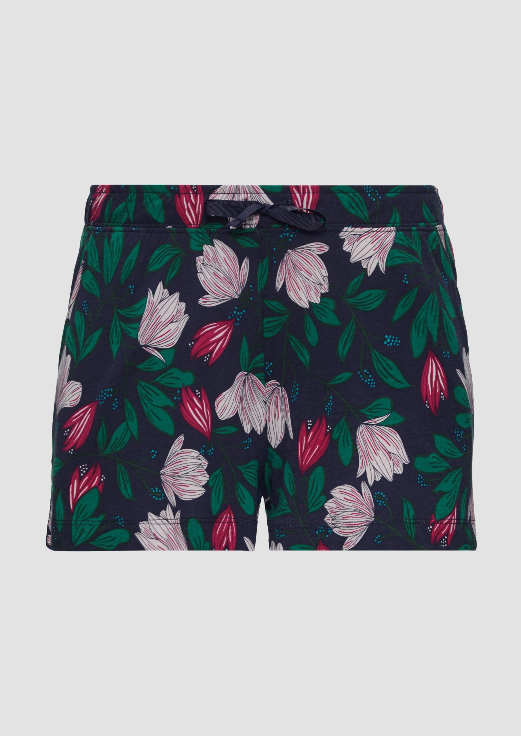 Pyjamashorts mit All-over-Print