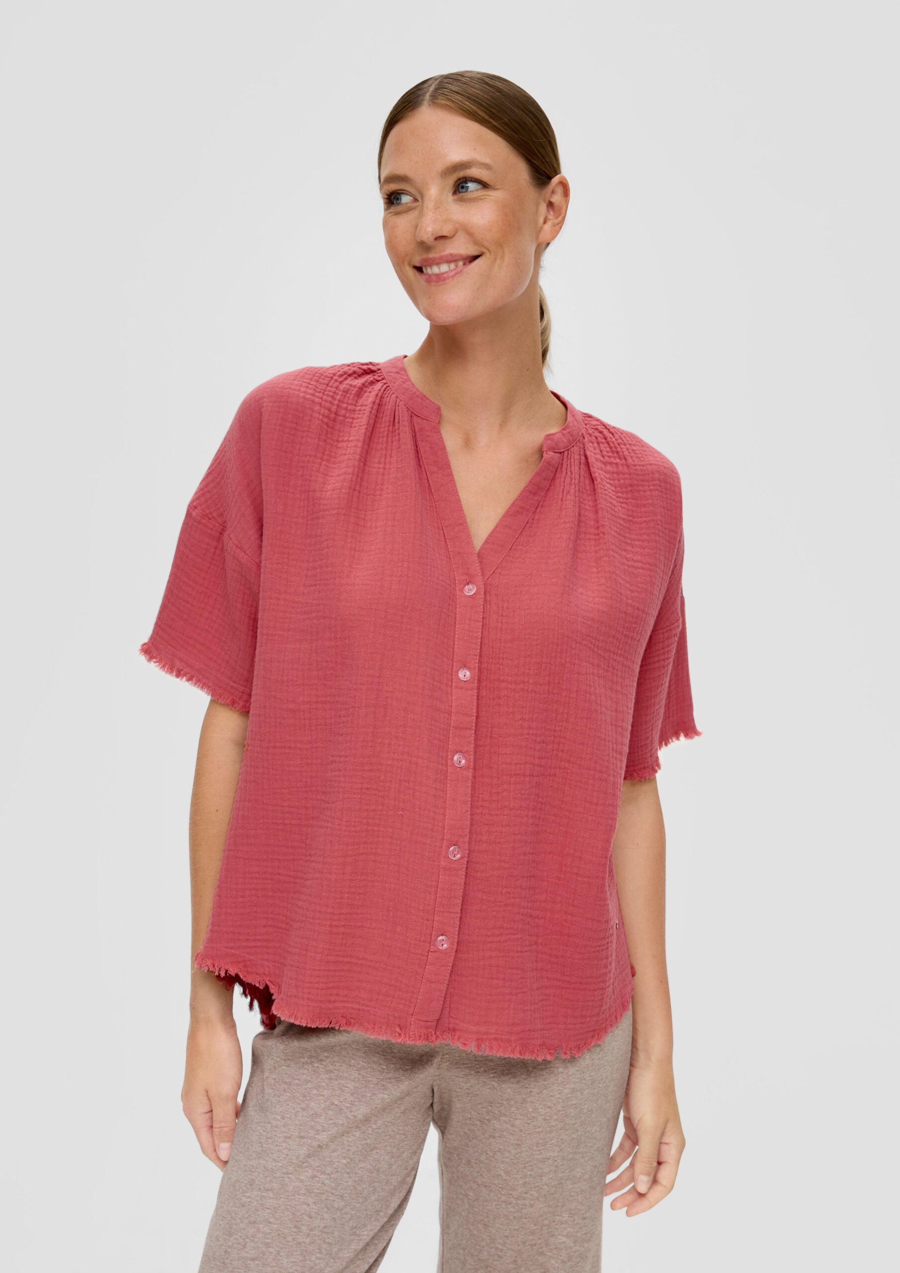 Pyjamashirt aus Musselin