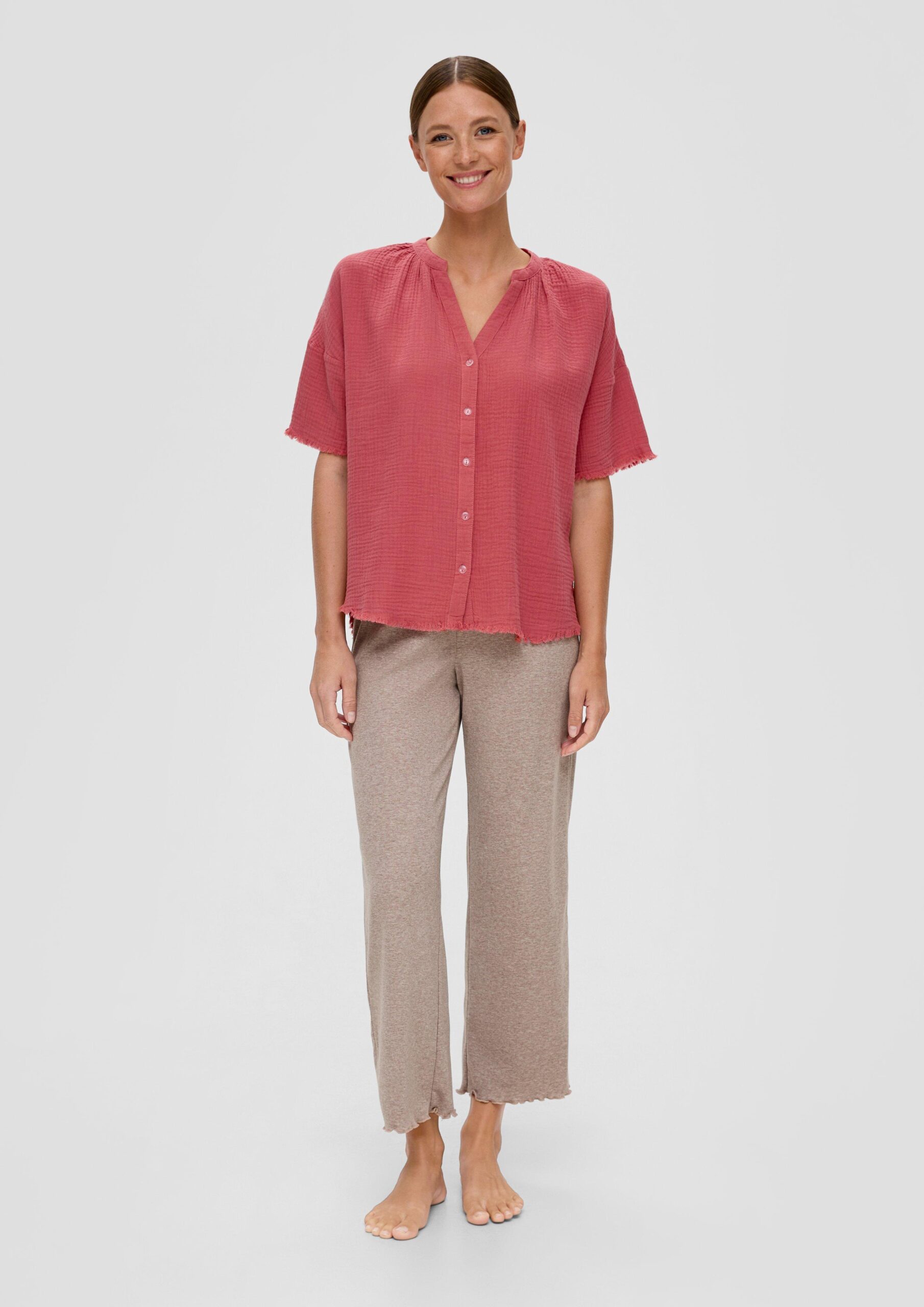 Pyjamashirt aus Musselin