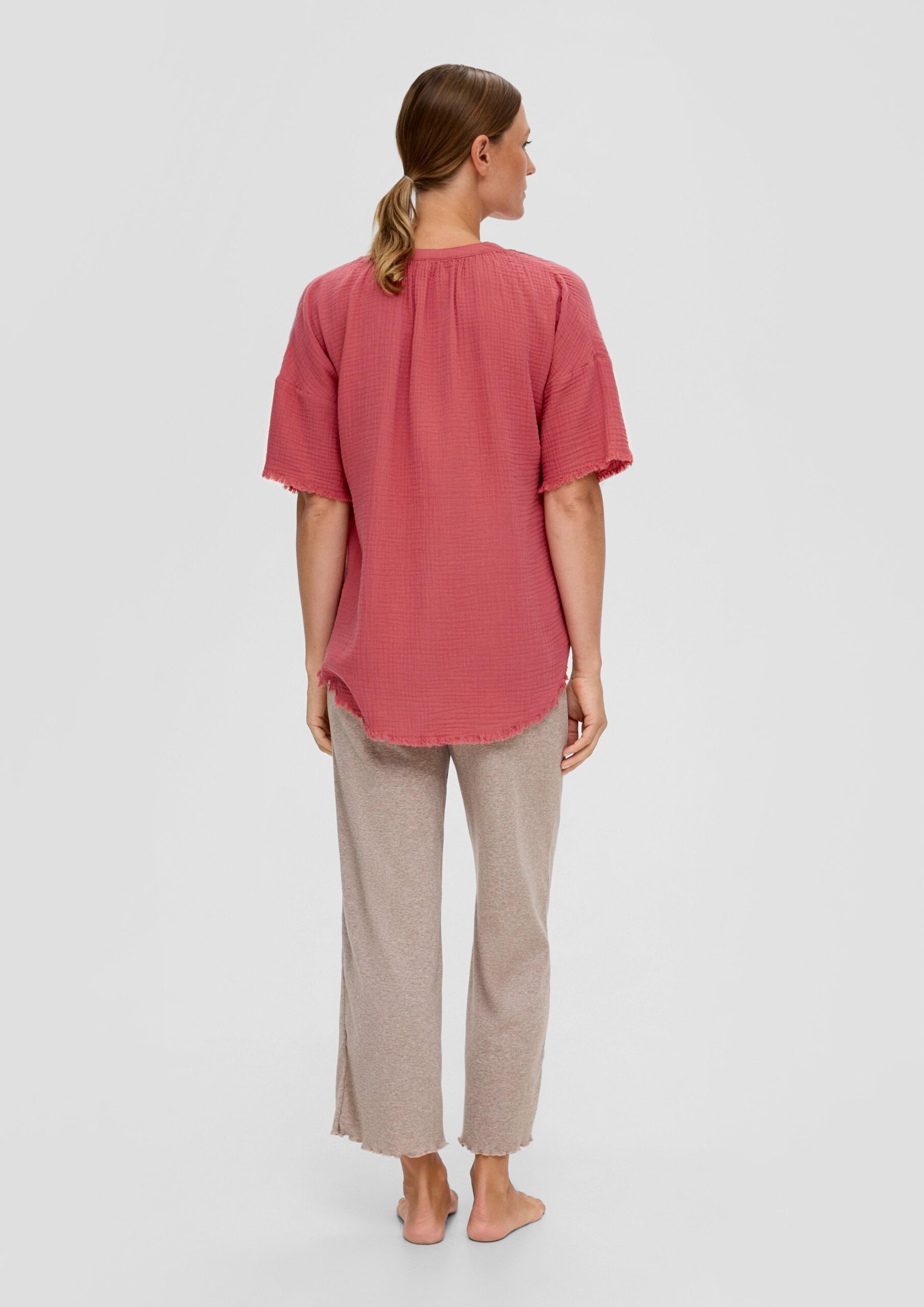 Pyjamashirt aus Musselin