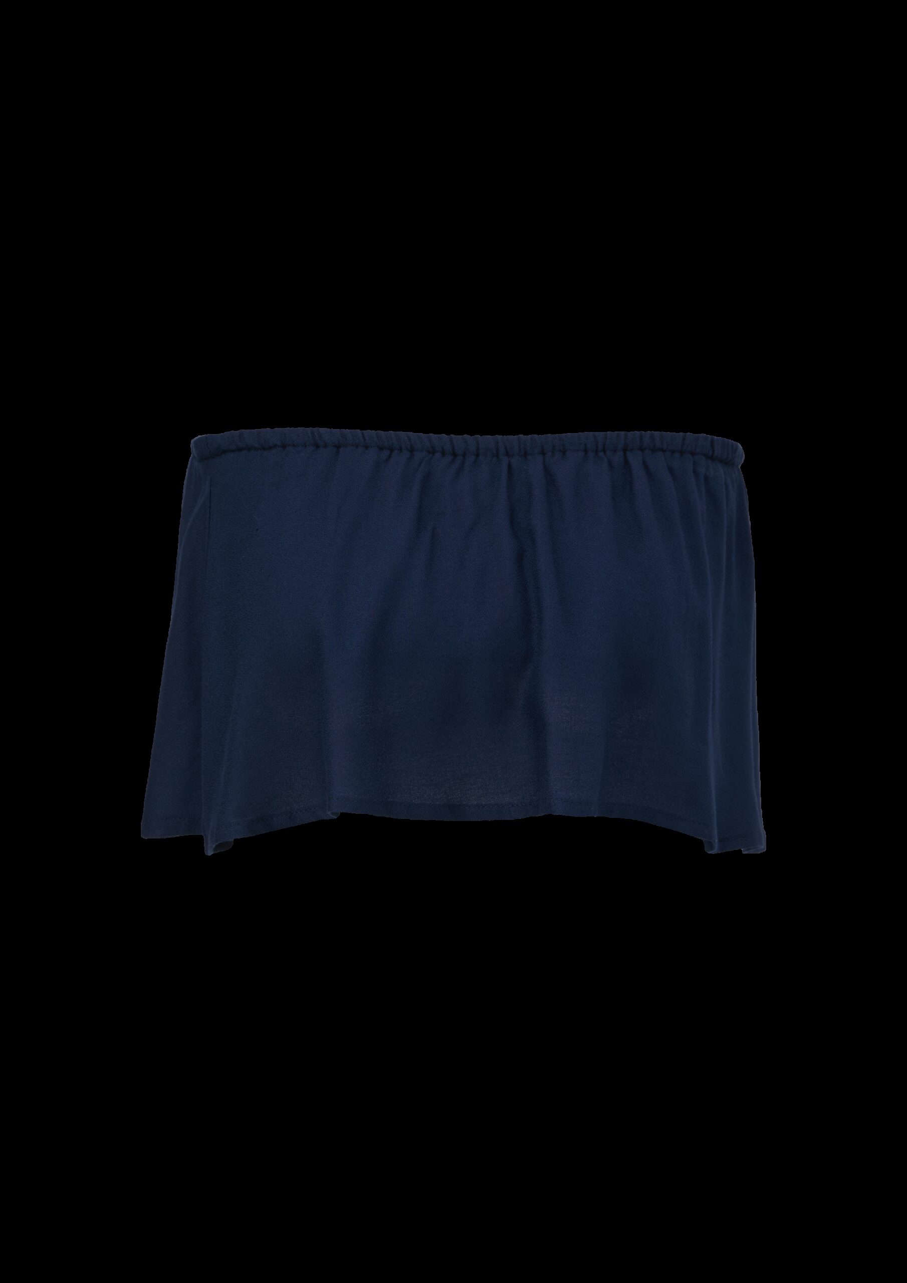 Bandeau-Top mit Volant