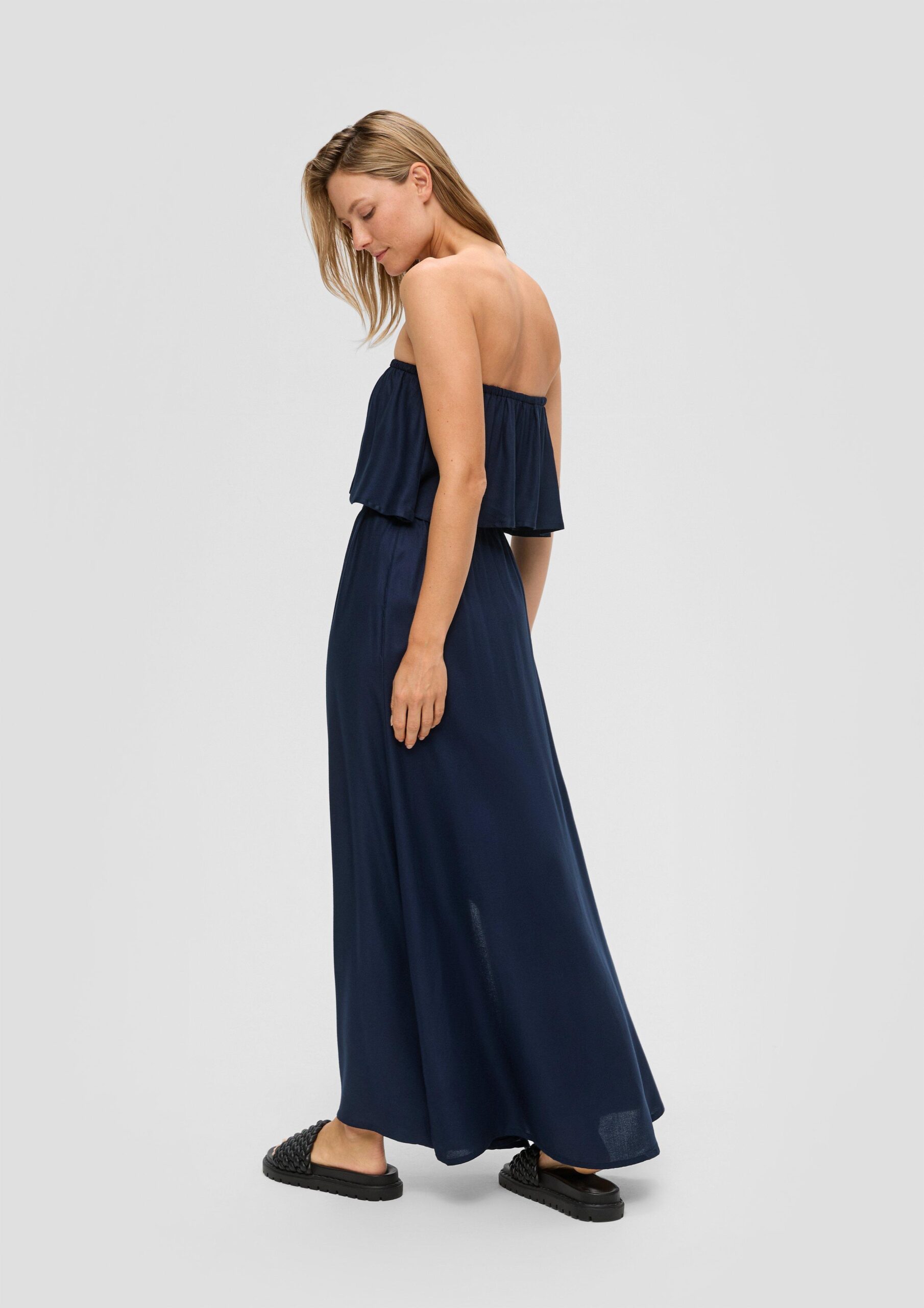 Bandeau-Top mit Volant