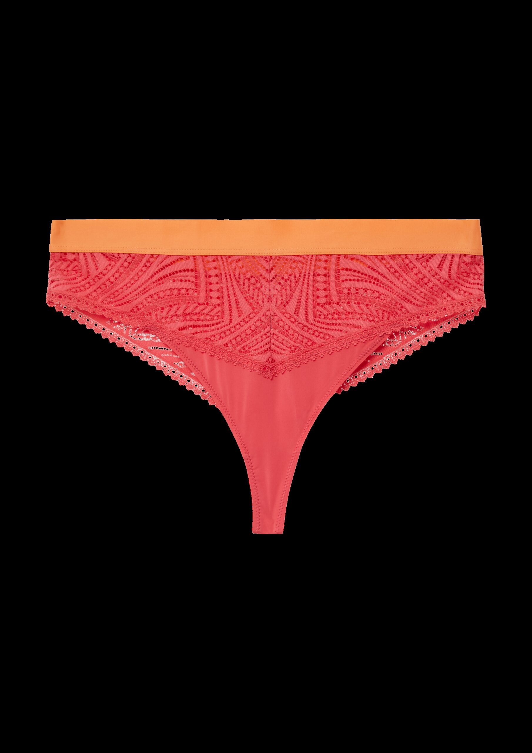 String mit Spitzen-Details