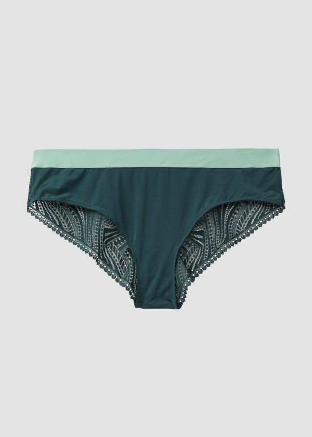 Panty mit transparenter Spitze