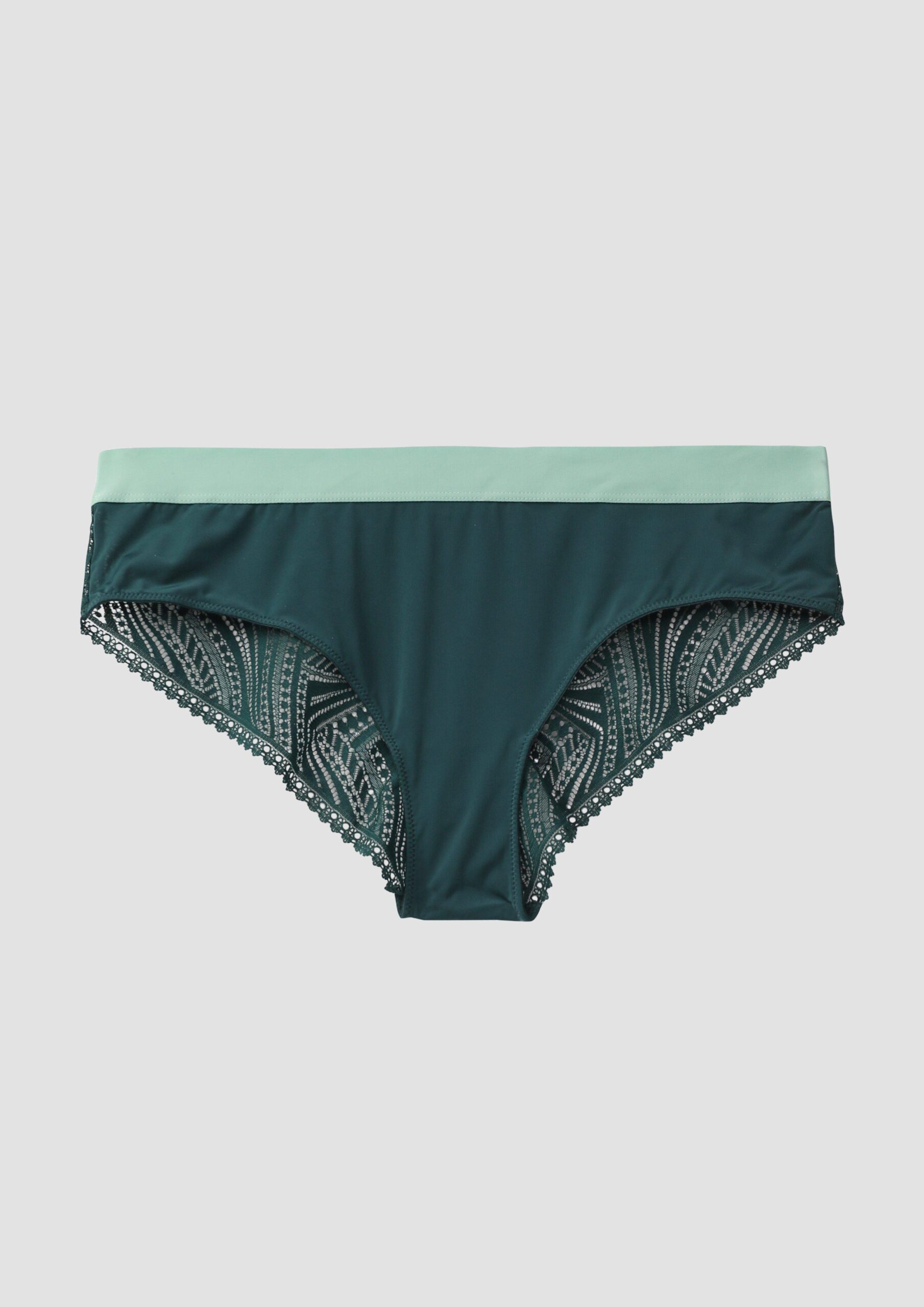 Panty mit transparenter Spitze