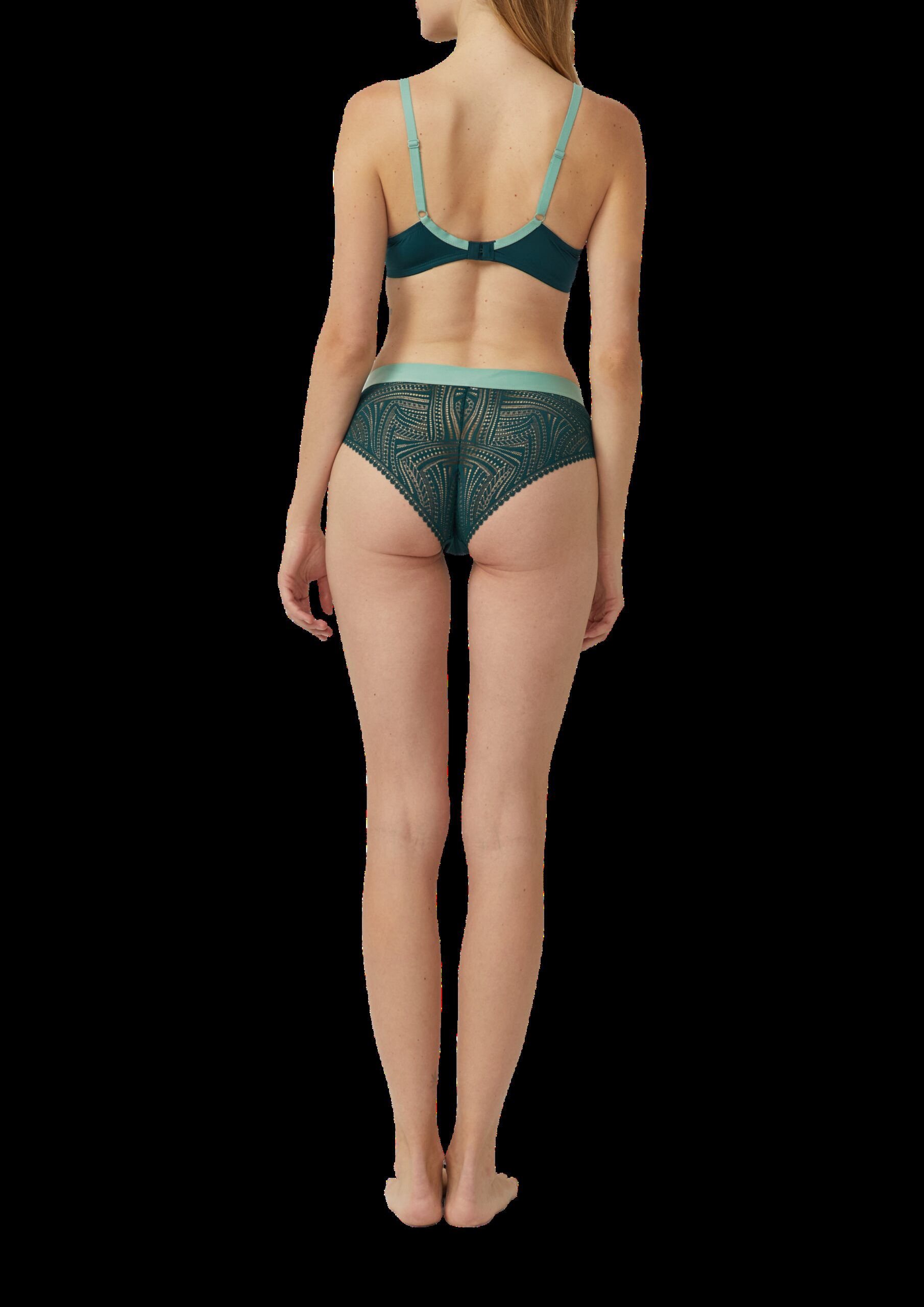 Panty mit transparenter Spitze