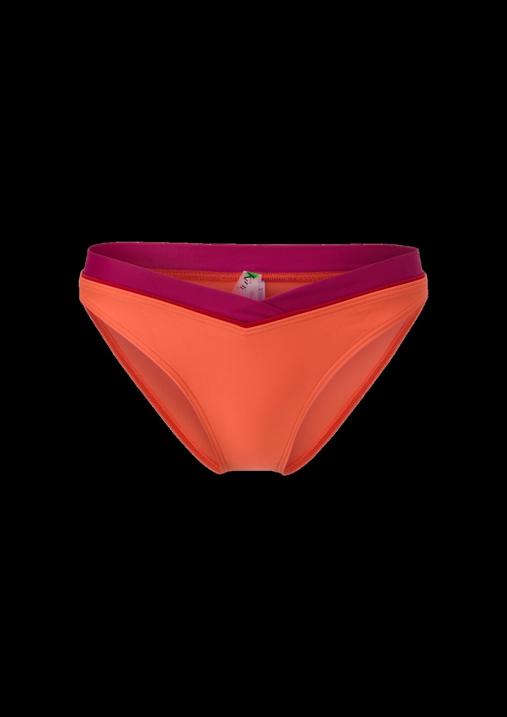 Schmal geschnittene Bikinihose mit Colour-Blocking