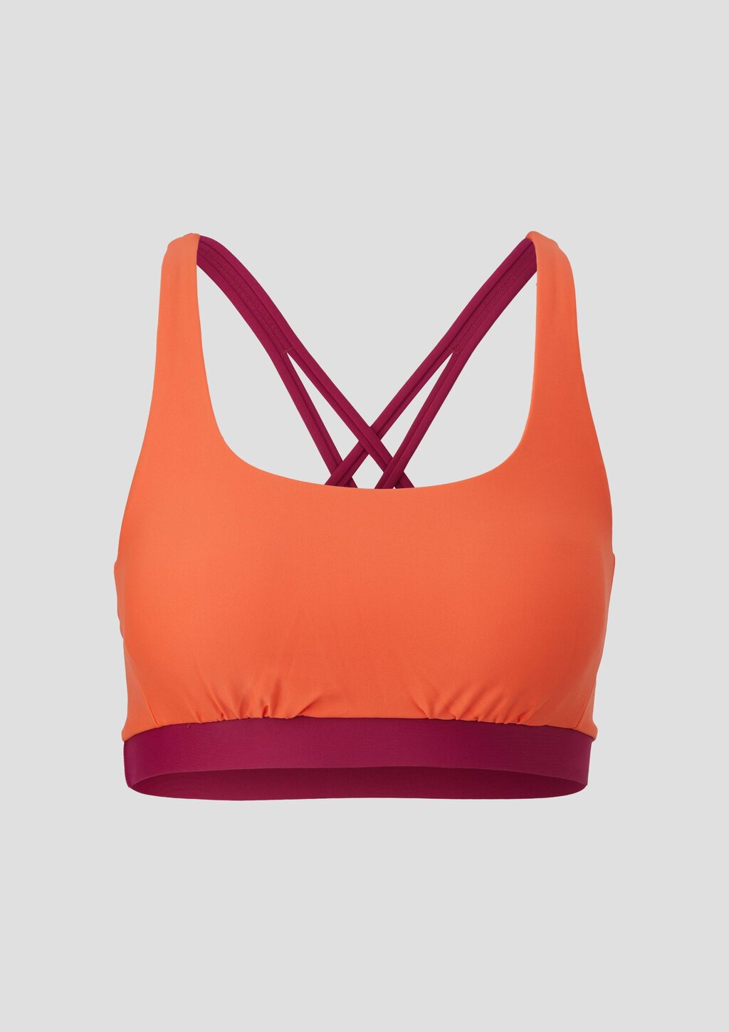 Bandeau-Bikini-Top mit Colour-Blocking