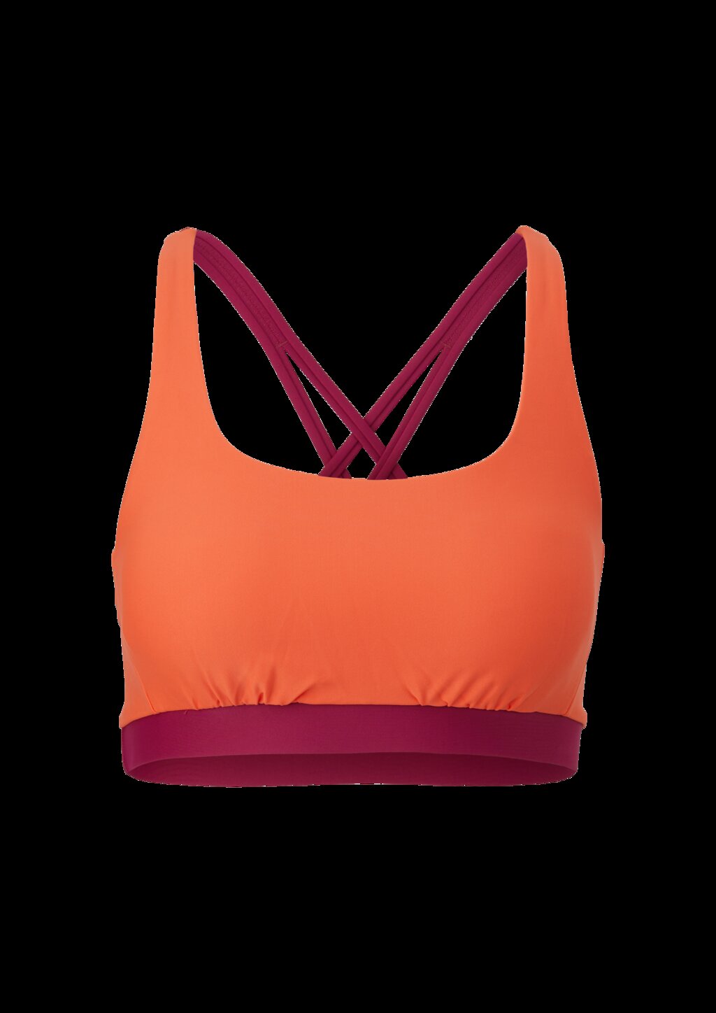 Bandeau-Bikini-Top mit Colour-Blocking