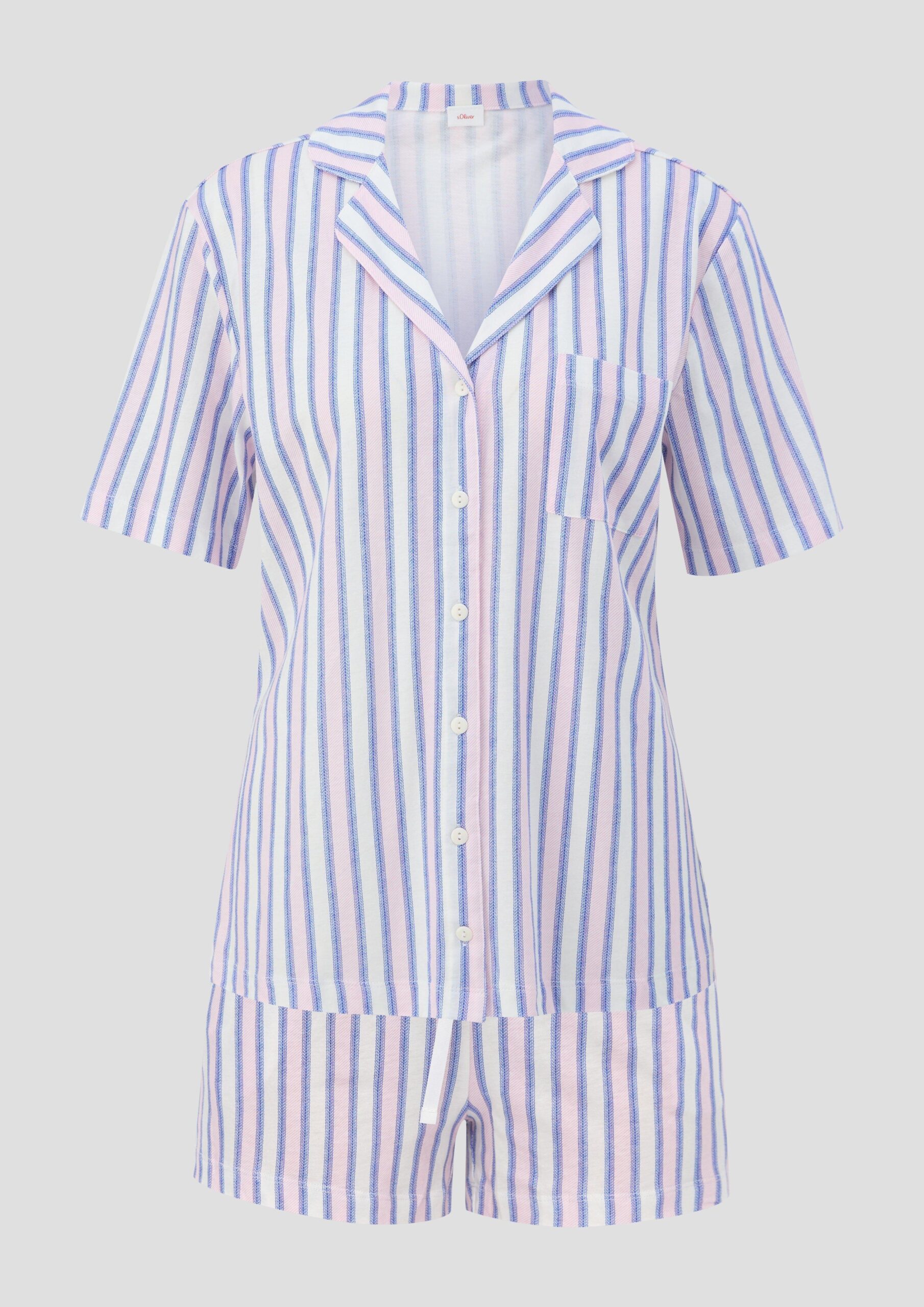 Kurzes Pyjama-Set mit All-over-Print