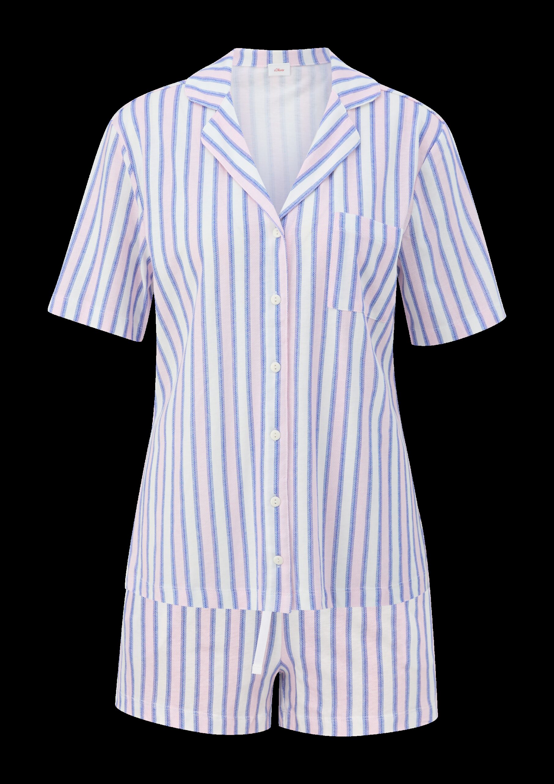 Kurzes Pyjama-Set mit All-over-Print