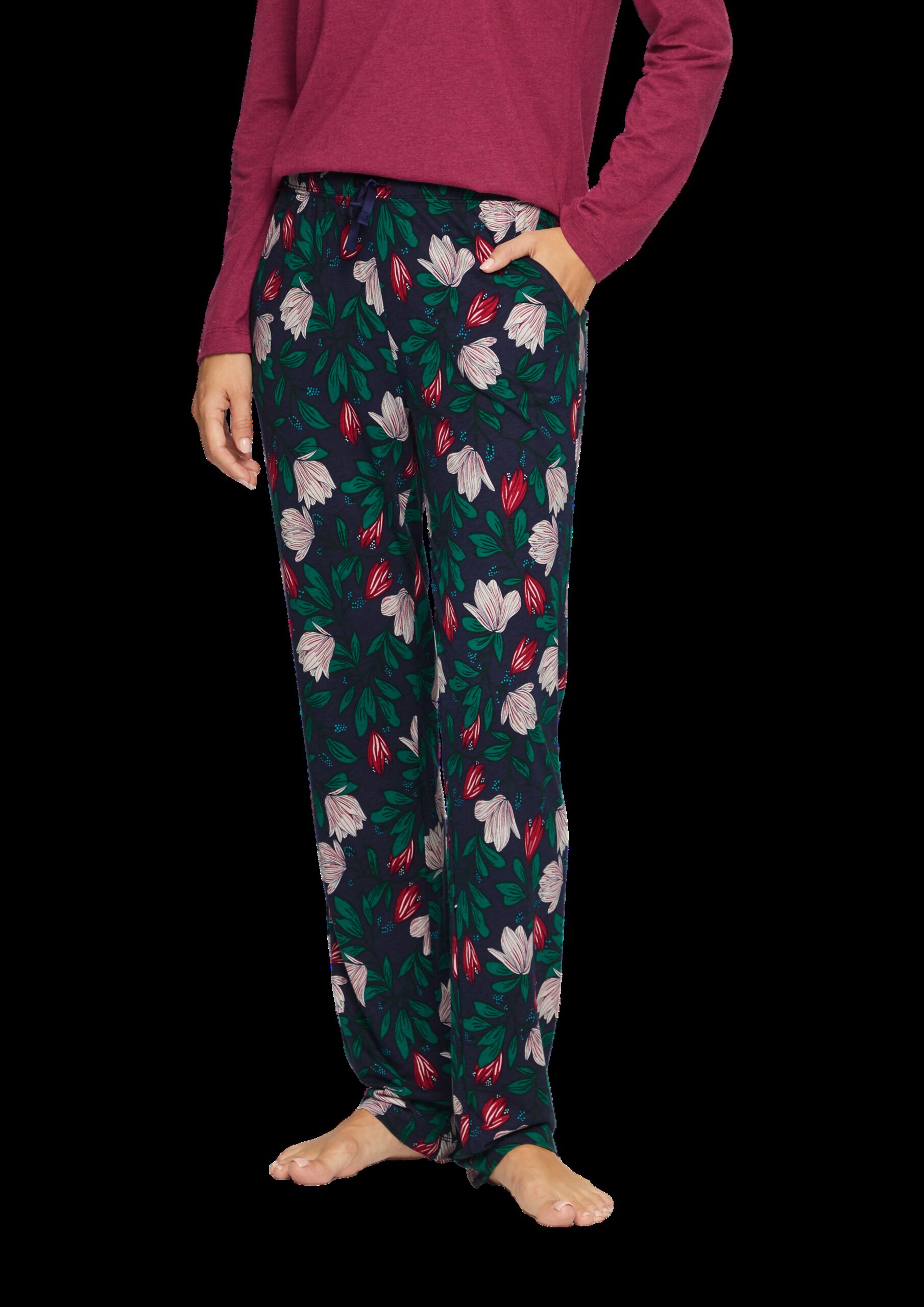 Pyjamahose mit All-over-Print