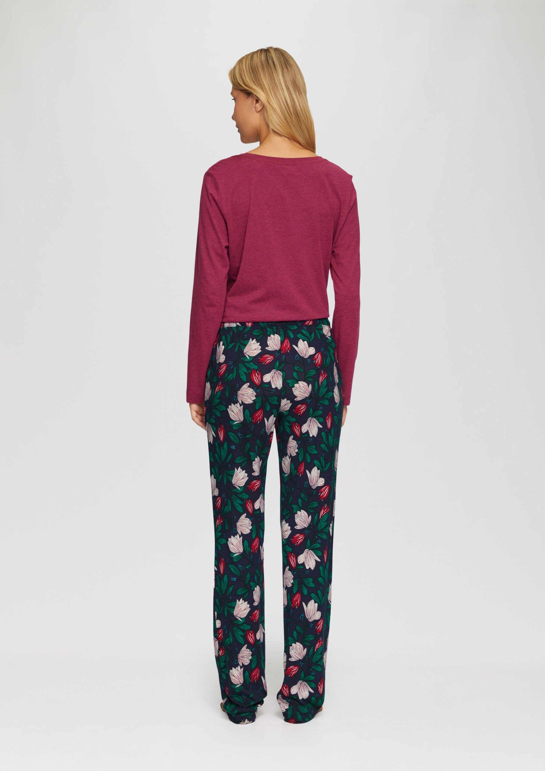 Pyjamahose mit All-over-Print