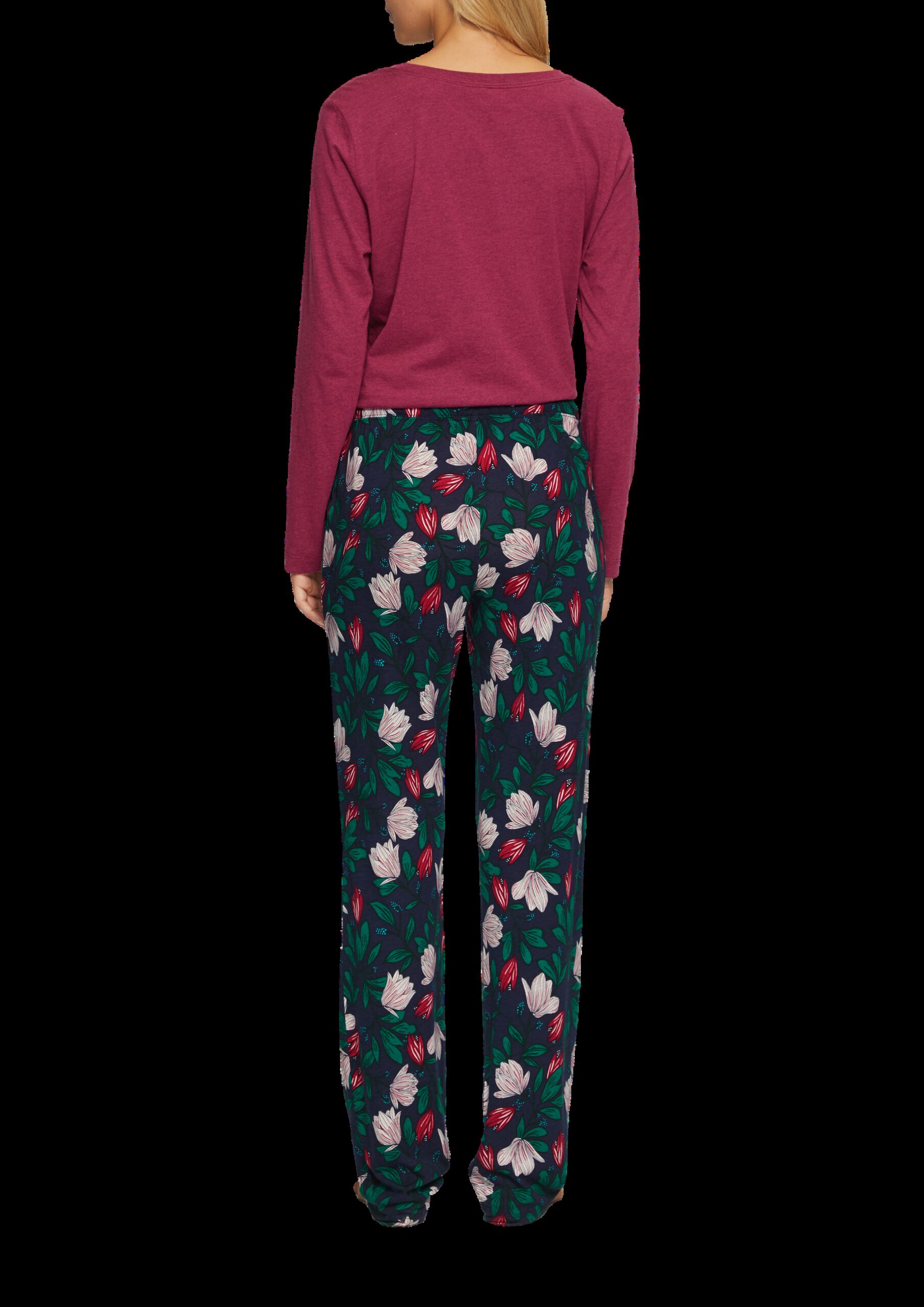 Pyjamahose mit All-over-Print