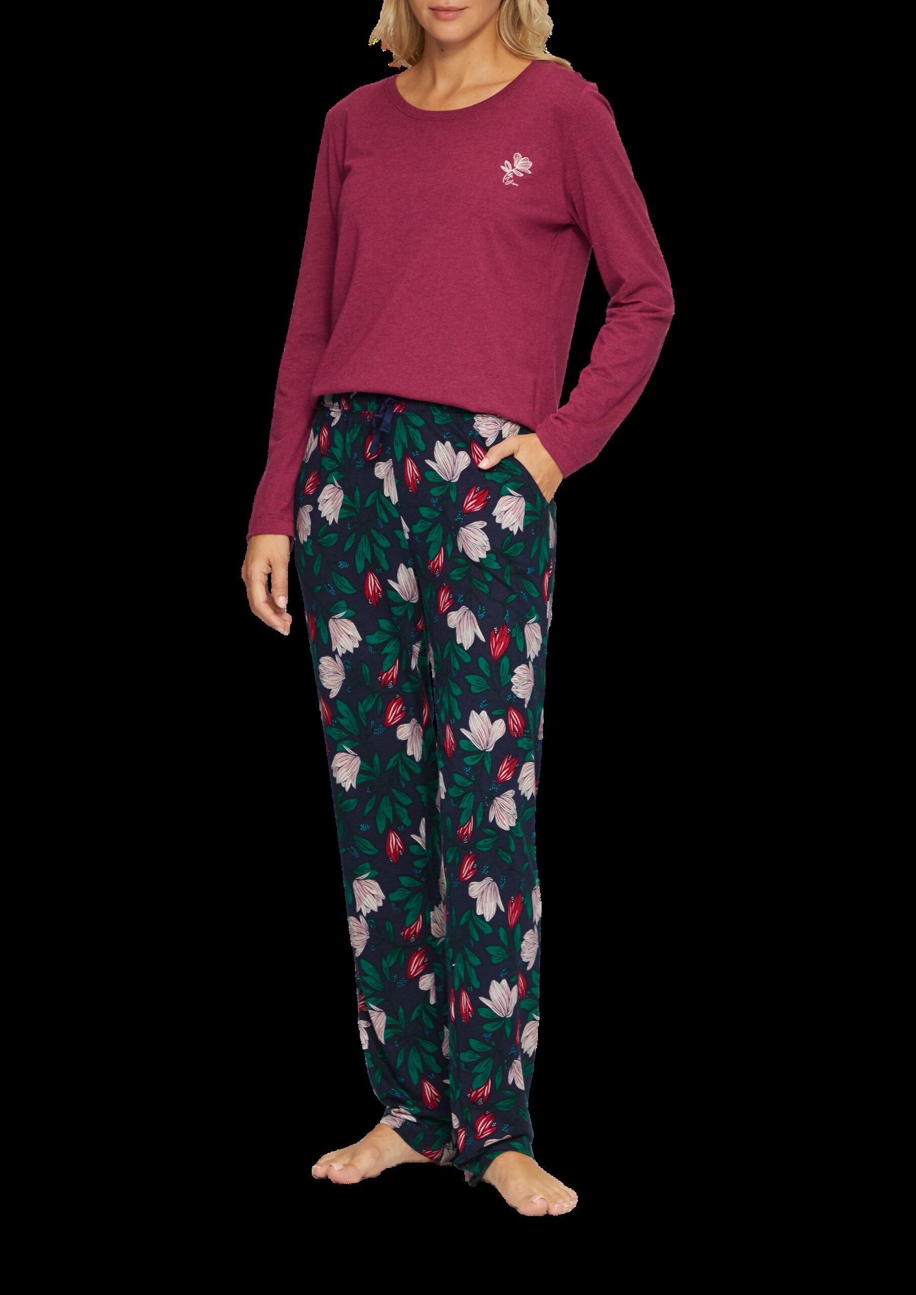 Pyjamahose mit All-over-Print