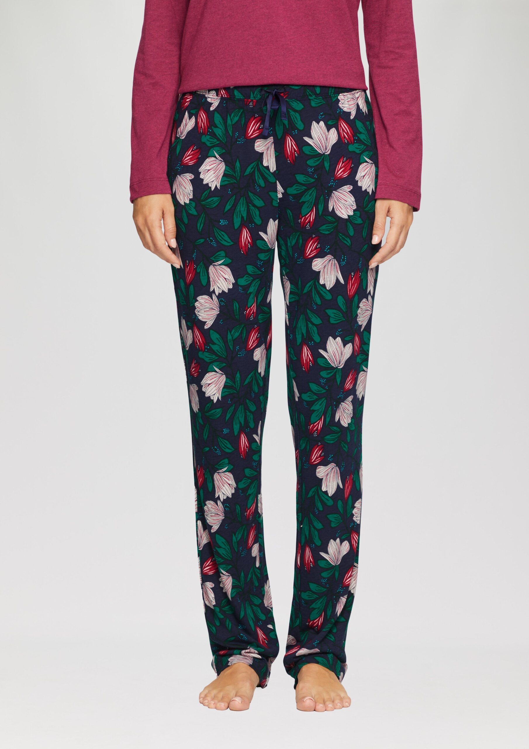 Pyjamahose mit All-over-Print