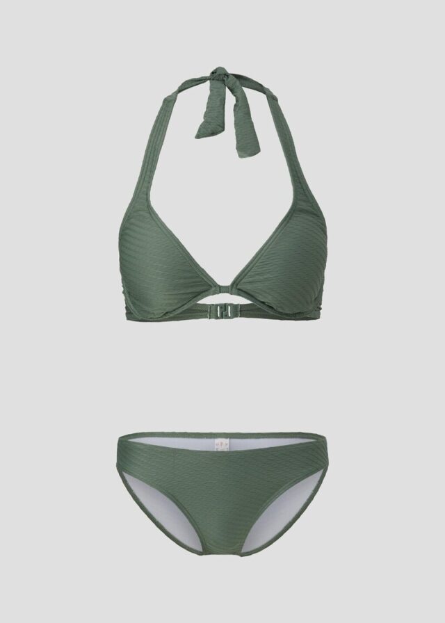 Strukturierter Bügel-Bikini