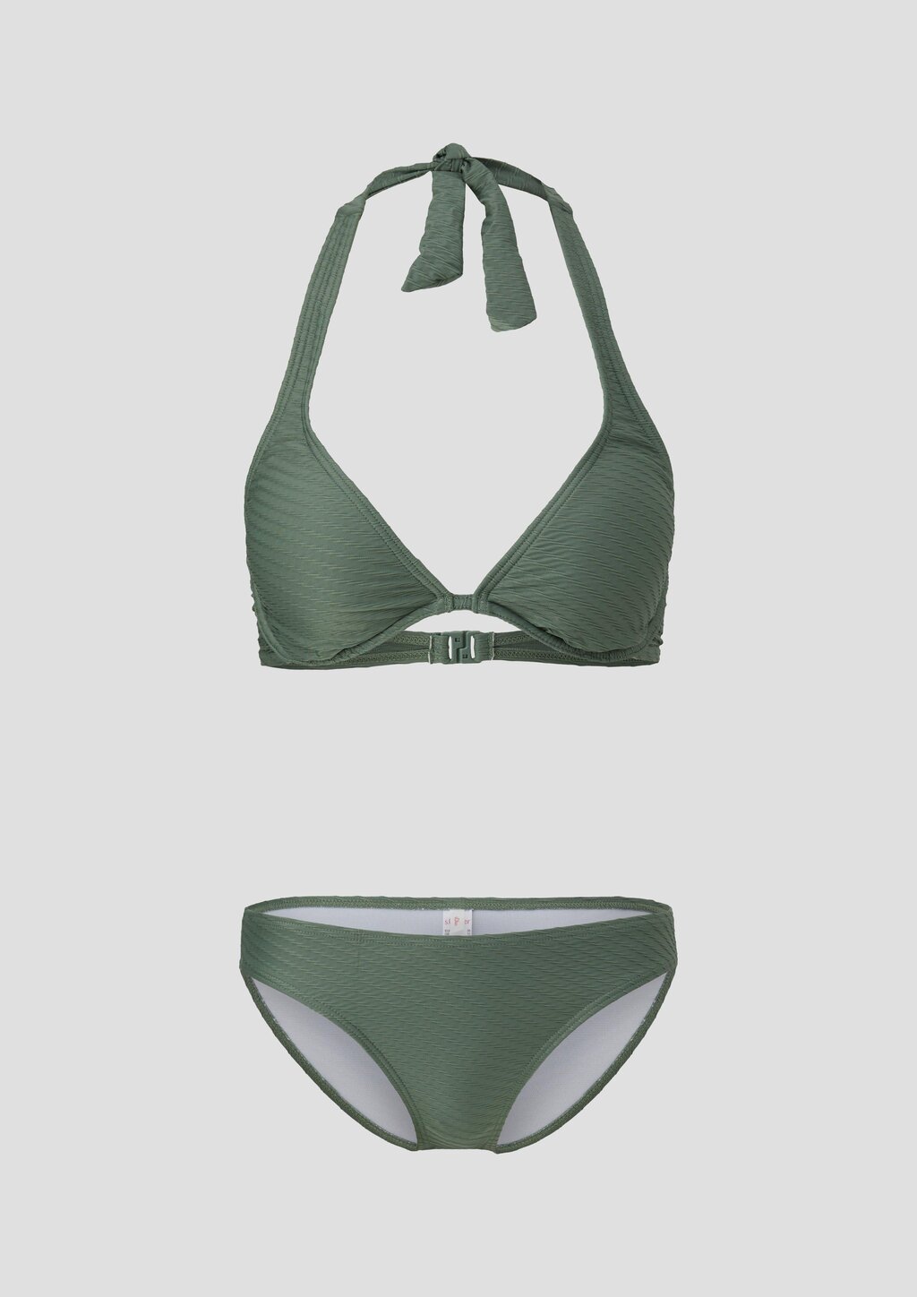 Strukturierter Bügel-Bikini