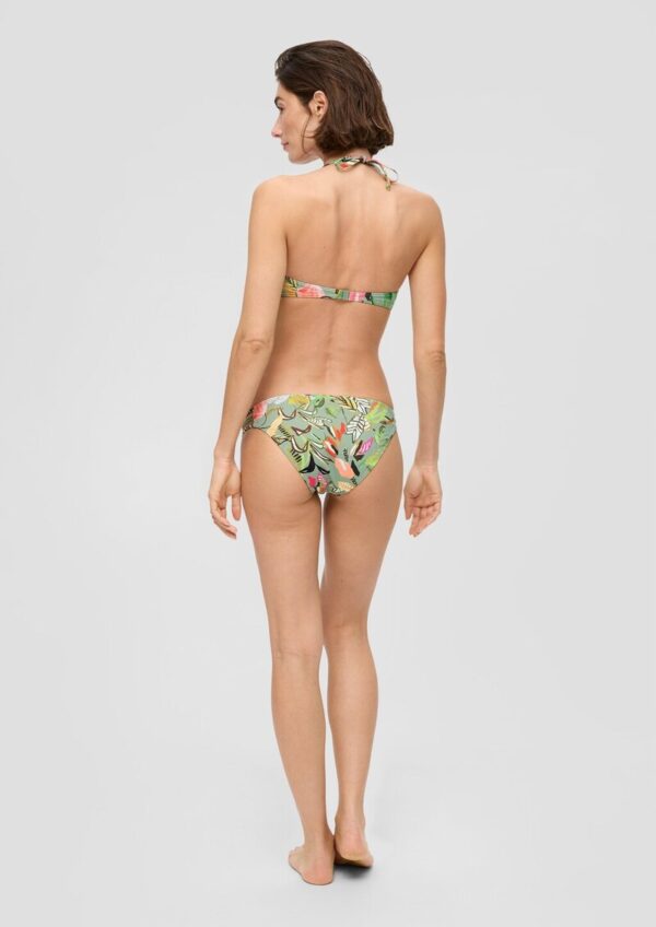 Neckholder-Bikini-Top mit Blumenmuster
