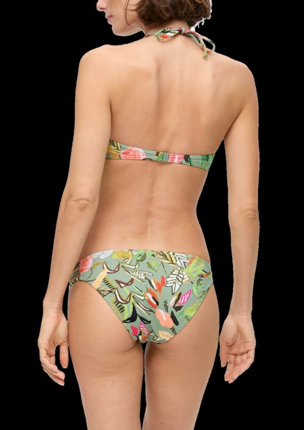 Neckholder-Bikini-Top mit Blumenmuster