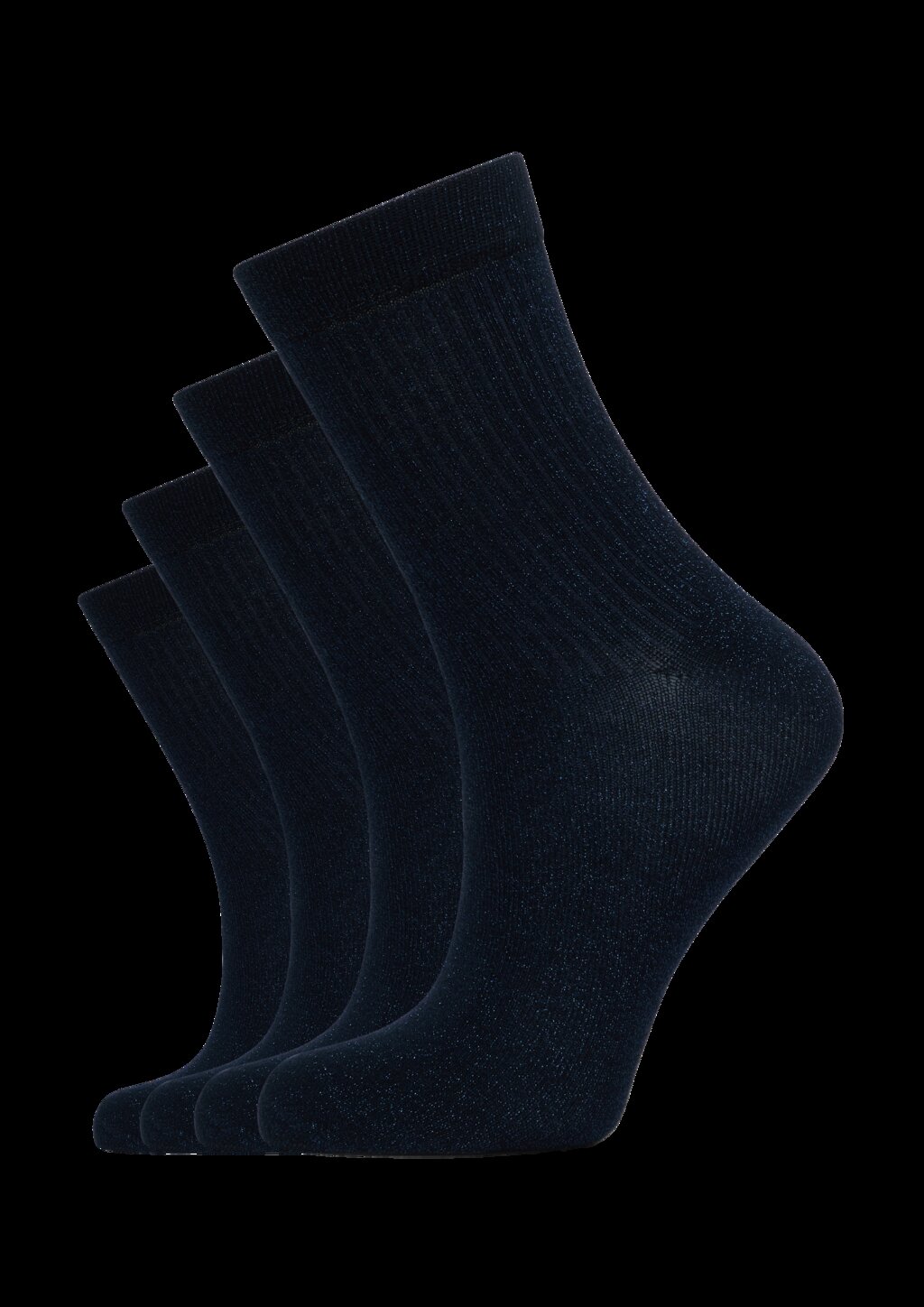 Socken im 4er-Pack mit Rippstruktur