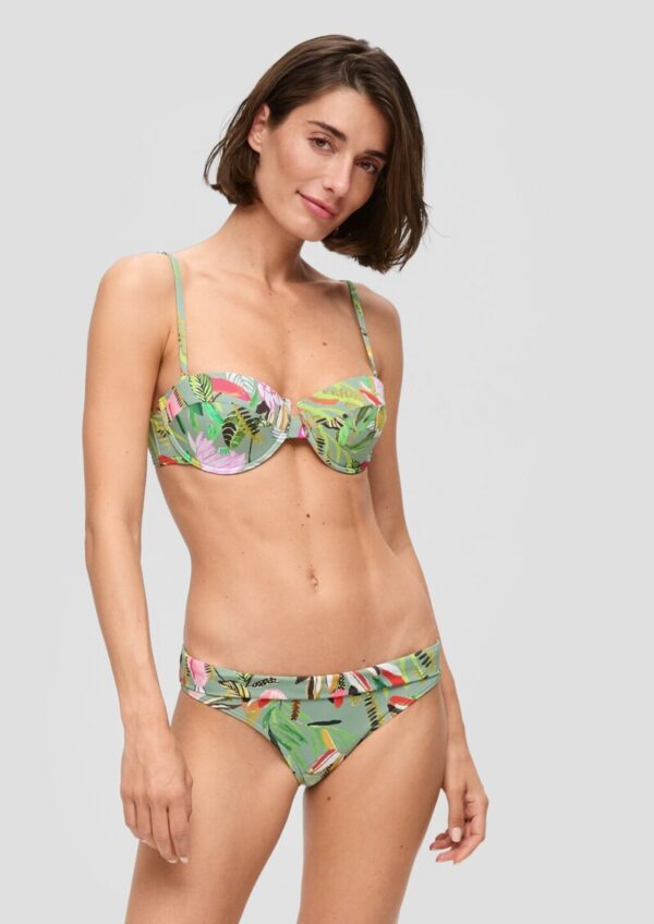 Bikinihose mit All-over-Print