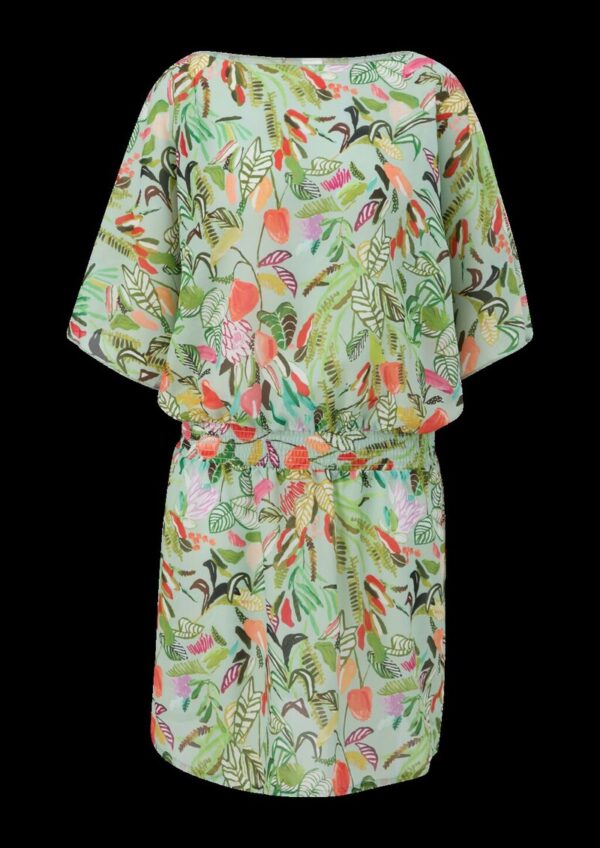 Strand-Tunika mit All-over-Print