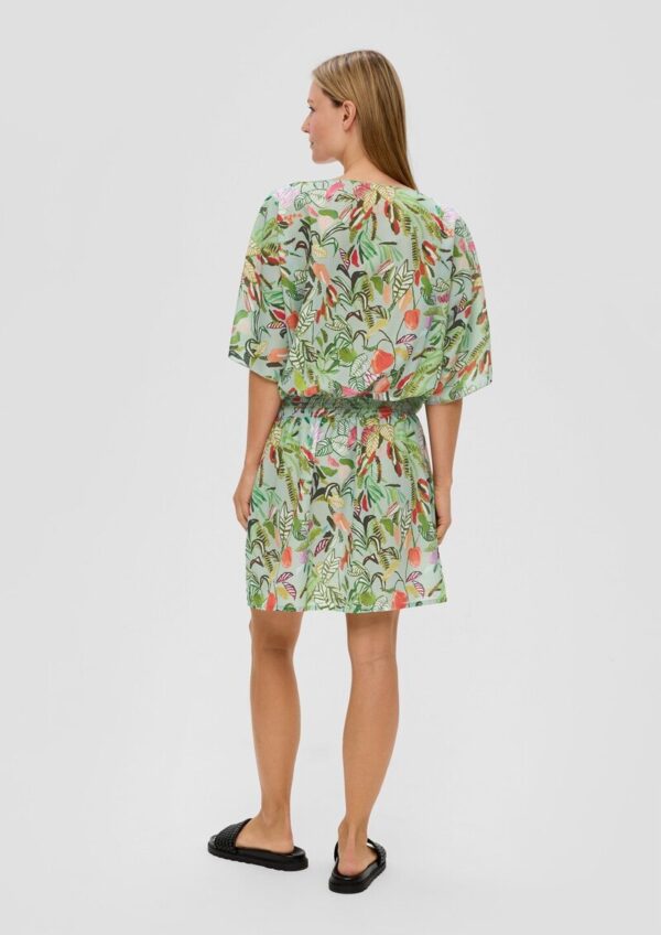 Strand-Tunika mit All-over-Print