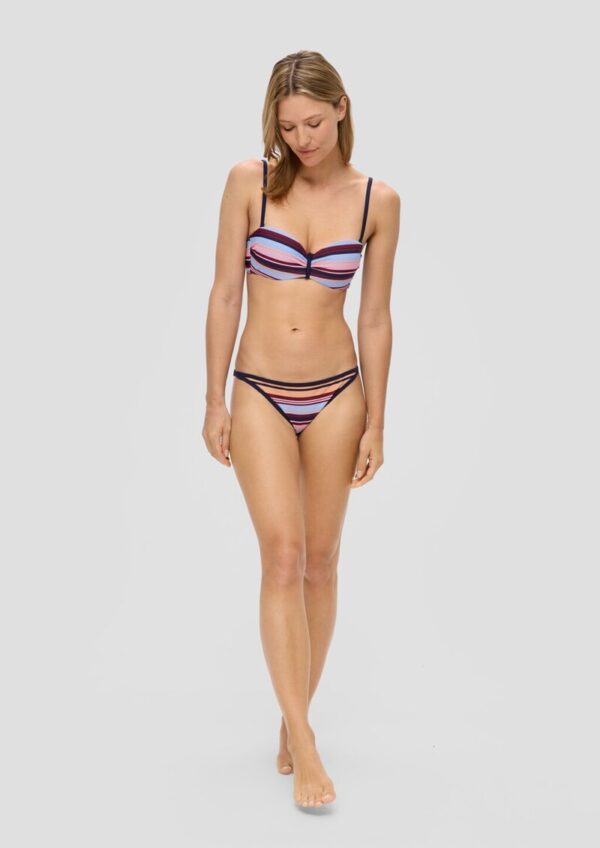 Bügel-Bandeau-Top mit Streifen