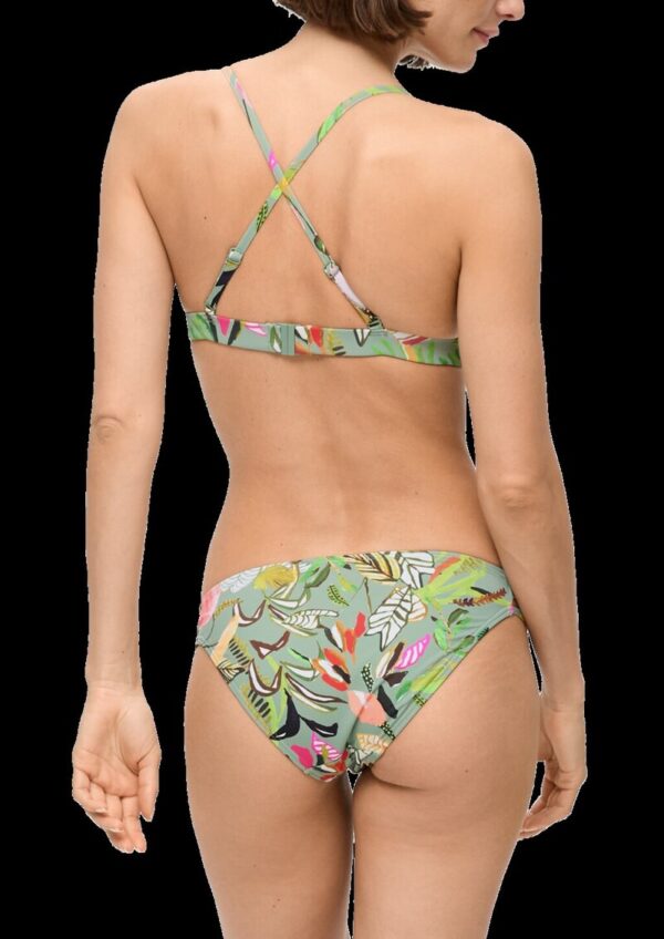 Triangel-Bikini-Top mit Blumenmuster