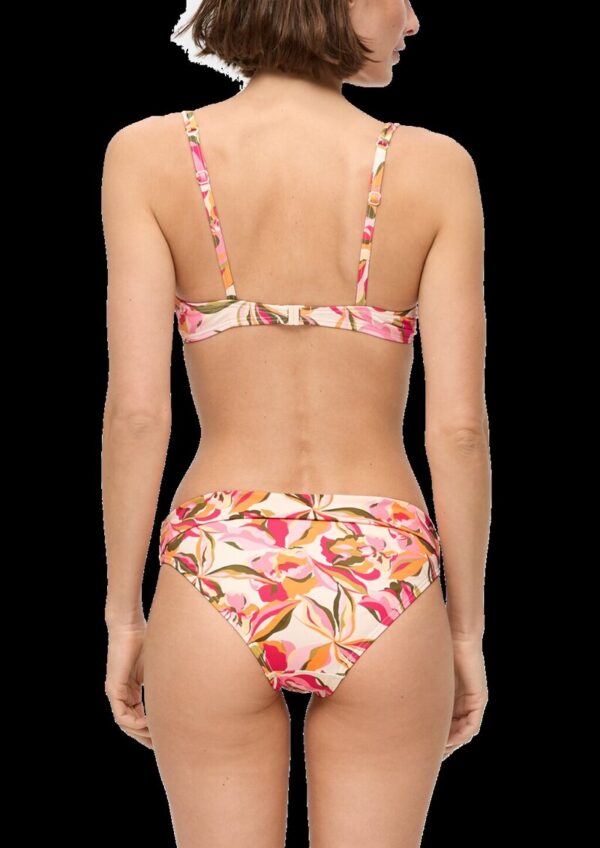 Bügel-Bikini-Top mit floralem Print