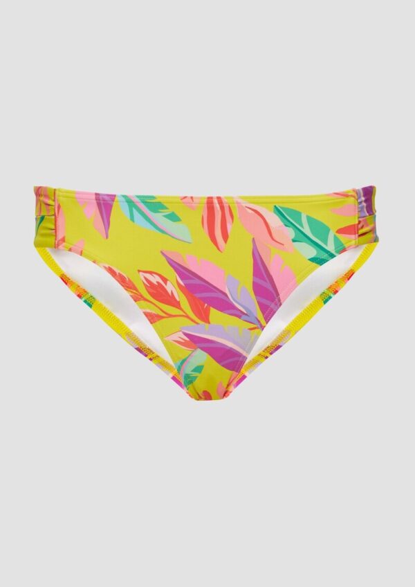 Bikinihose mit floralem Muster