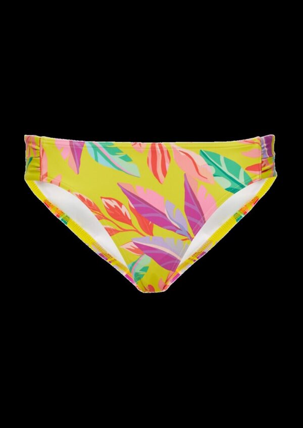 Bikinihose mit floralem Muster